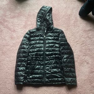 DKNY packable black down puffer
